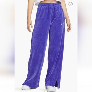 Nike NWT Velour Wide Leg Pant